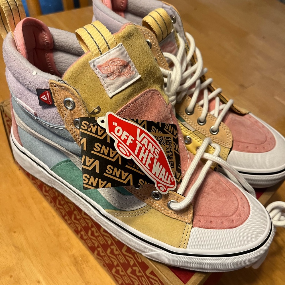 Vans Sk8-Hi MTE Multicolor Pastel High-Top Sneakers women’s size 9